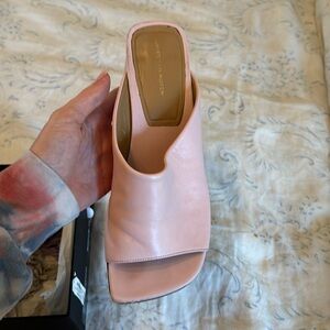 Dries Van Noten Pink Leather Heels